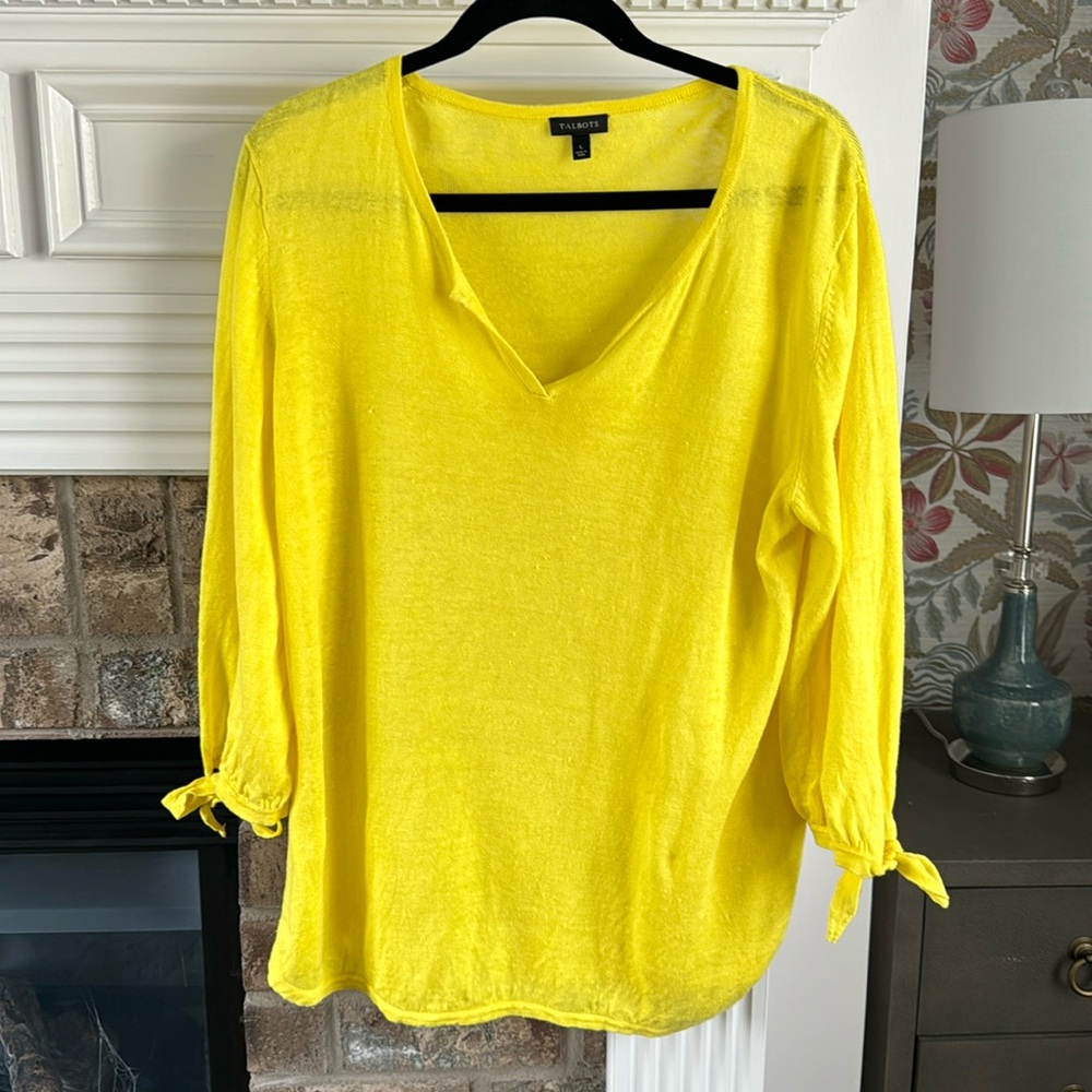 Talbots Linen Sweater